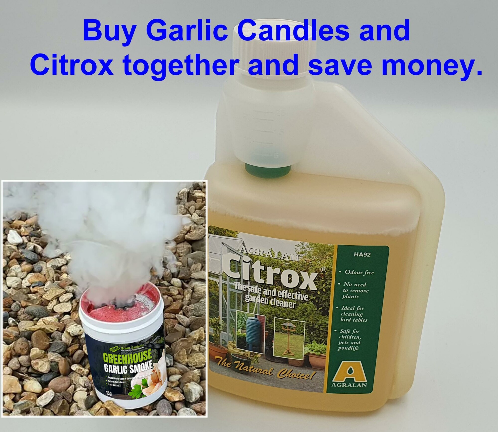 Garlic Candles and Citrox Offers