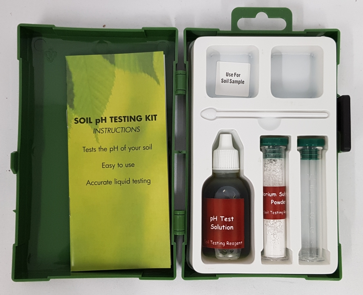 Soil Test Kit With 5 Solutions – Portable PH & NPK Tester, Includes Test Tube & Chart