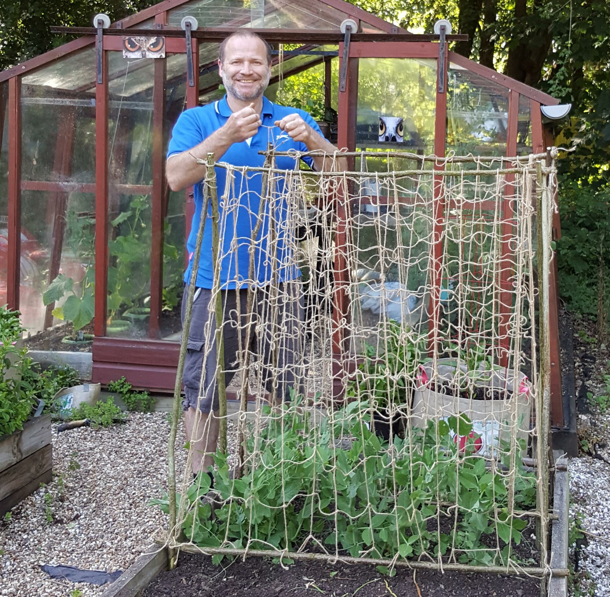 Biodegradable Jute Netting - Plant Support